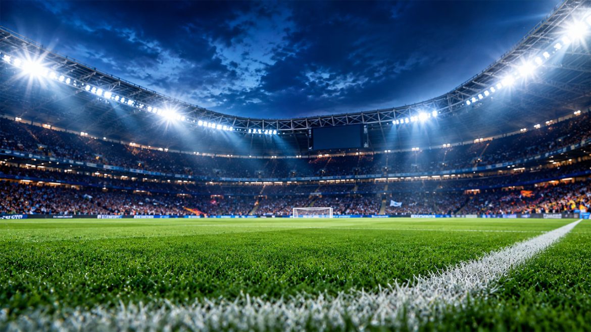 Stadio-illuminato-nella-notte-calcistica